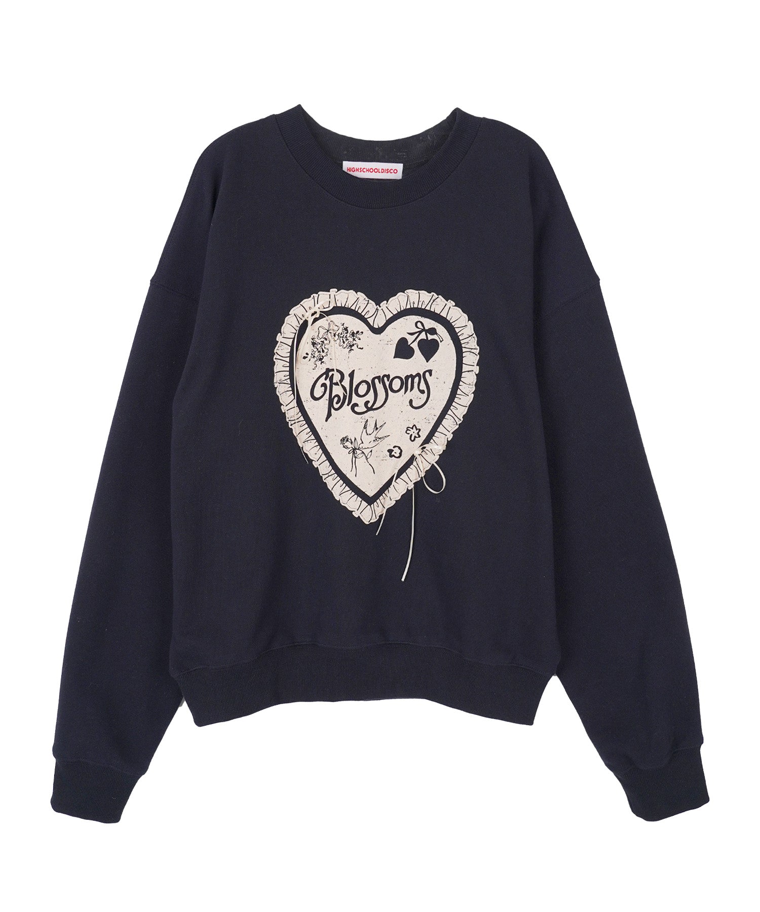 high-school-disco-ss-25-heart-crack-ribbon-sweatshirt_navy