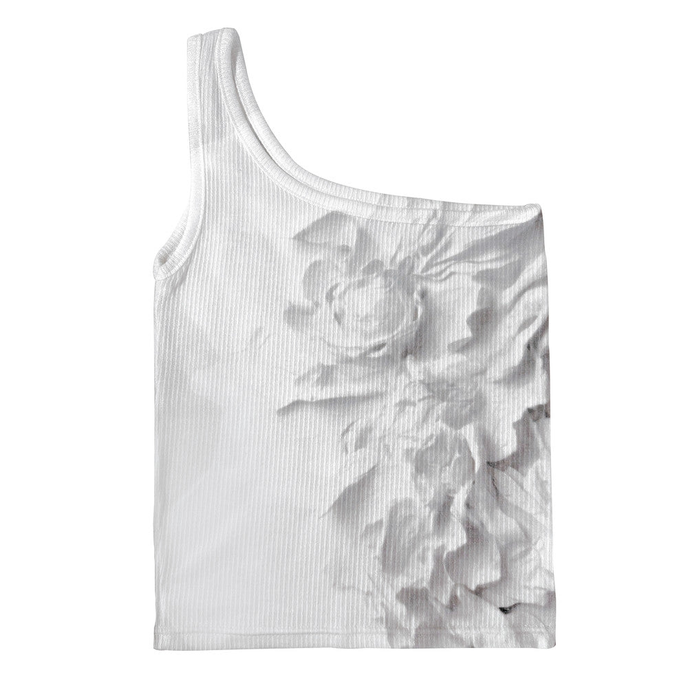 sloegin-ss-24-white-rose-one-shoulder-top