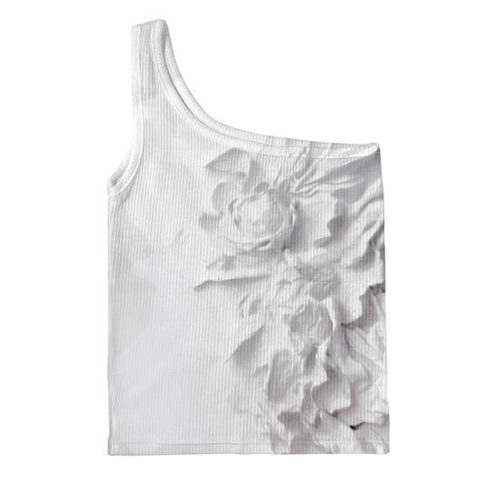 sloegin-ss-24-white-rose-one-shoulder-top