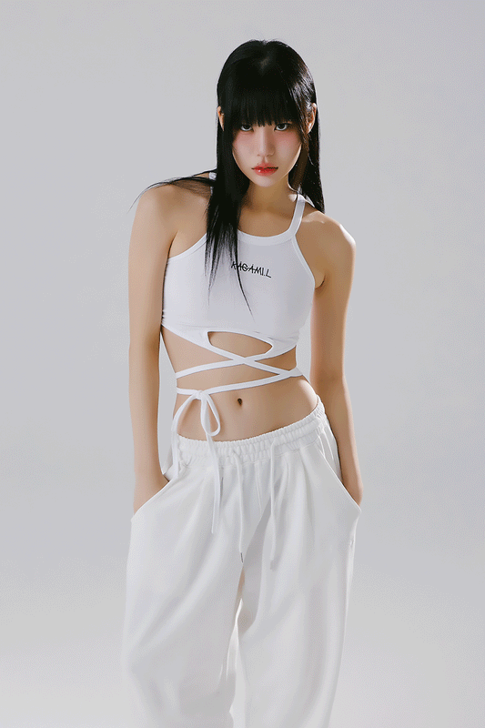 kagamil-ss-24-lace-up-crop-top-white