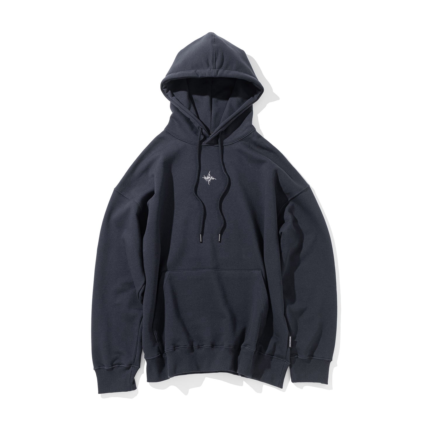 massnoun-ss-25-twig-logo-oversized-hoodie-dark-gray