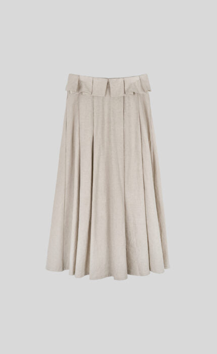 opendoorstudio-ss-24-linnen-pleats-skirt