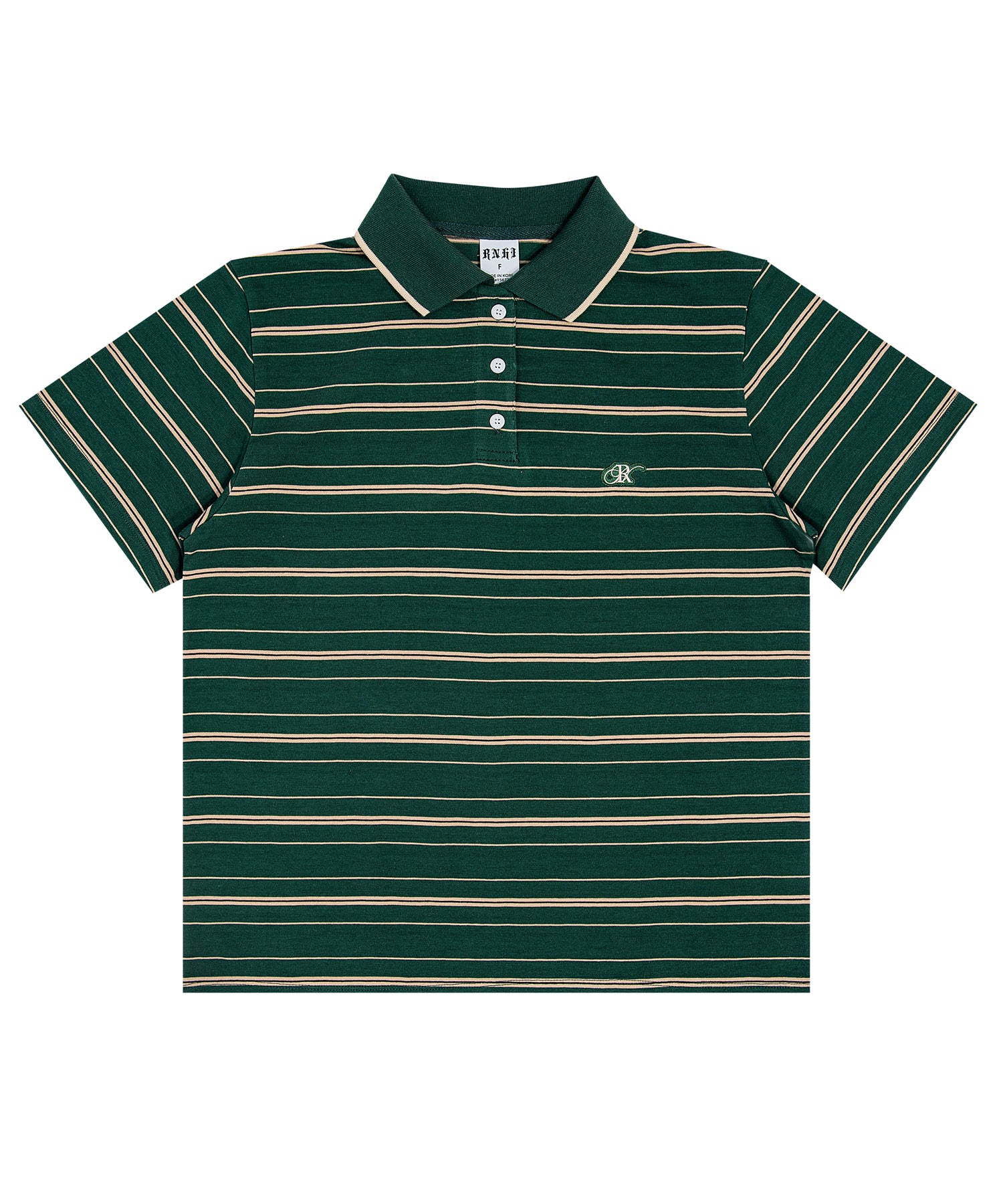 running-high-ss-24-rh-logo-stripe-collar-tee-green