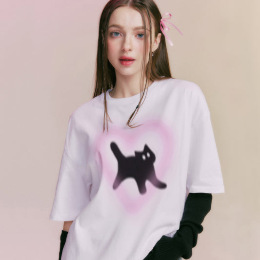 moonfairy-ss-24-mf-blur-heart-kitty-tee-white