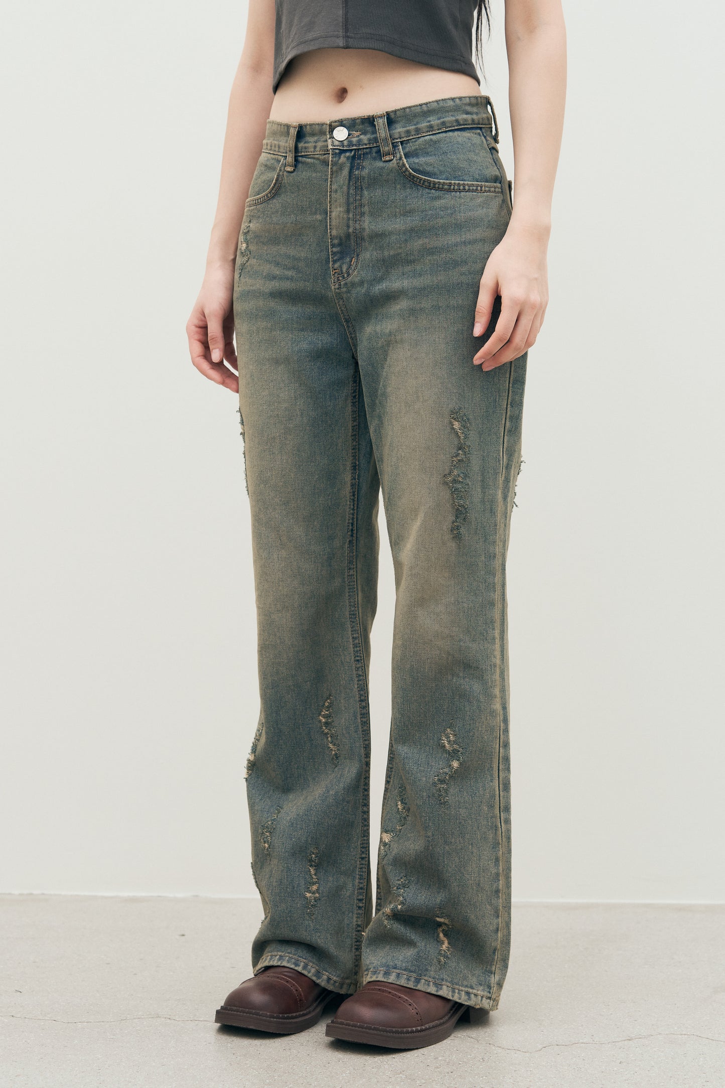 sis-a-ss-25-destroy-flare-denim-pants-/-vintage-blue