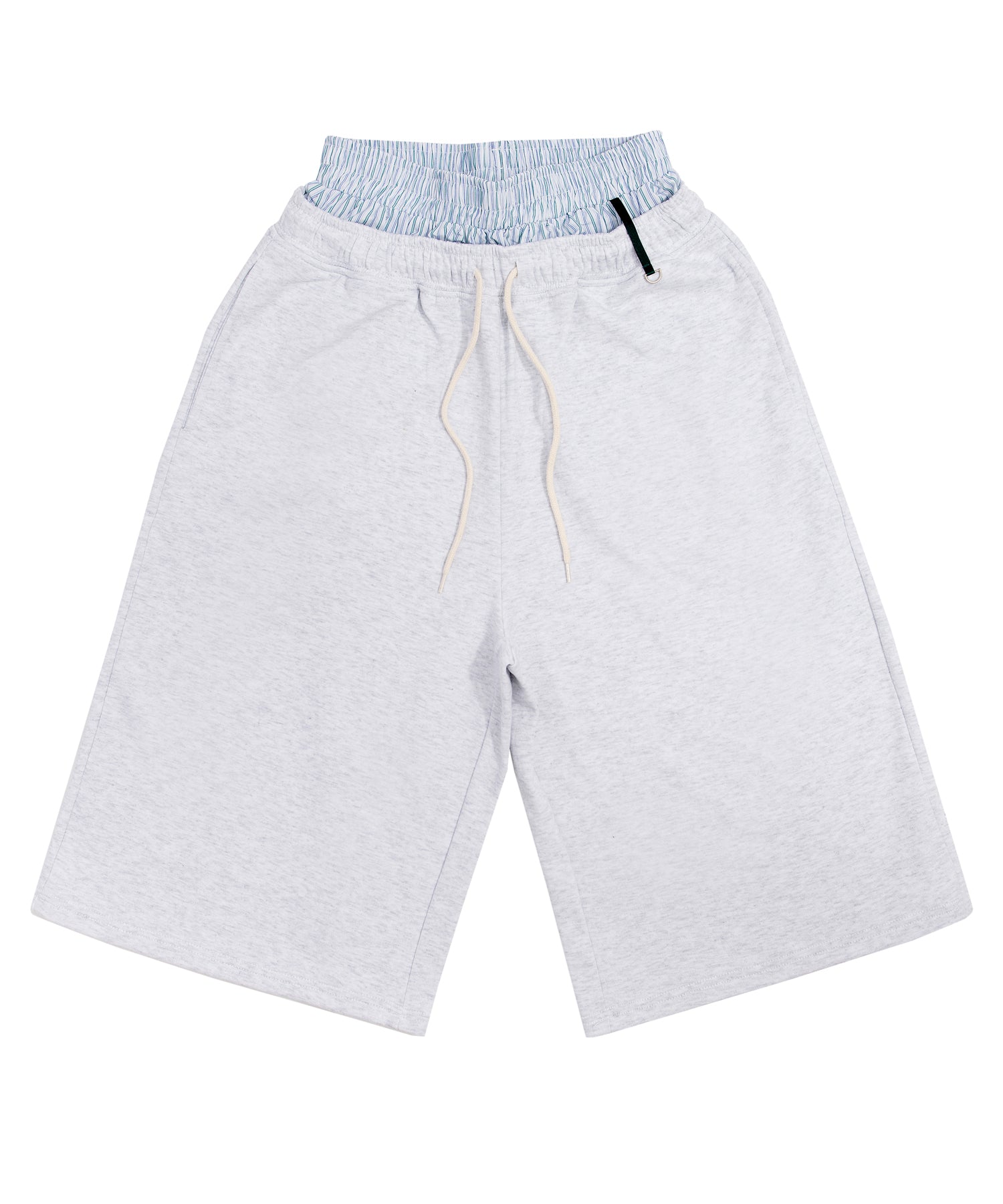 running-high-ss-24-trunk-layered-sweat-shorts-white-melange