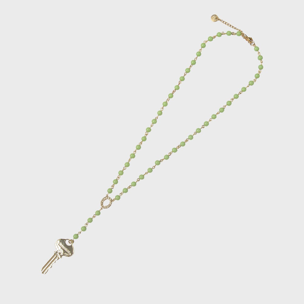 eireve-seasonless-24-key-beads-necklace-lime