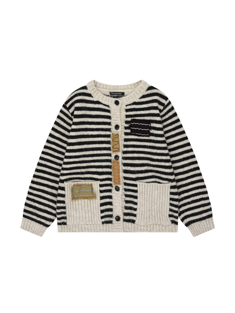 the-greatest-ss-25-stripe-patch-cardigan