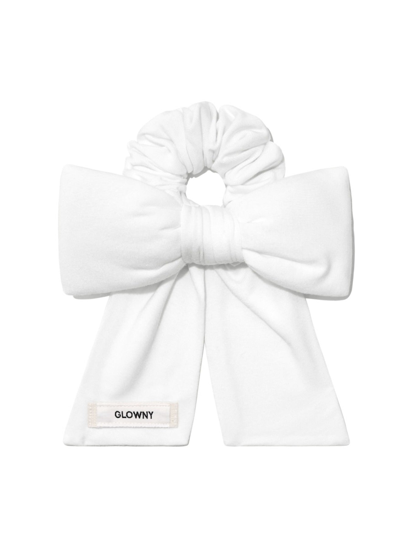 glowny-ss-25-bow-scrunchie-(white)