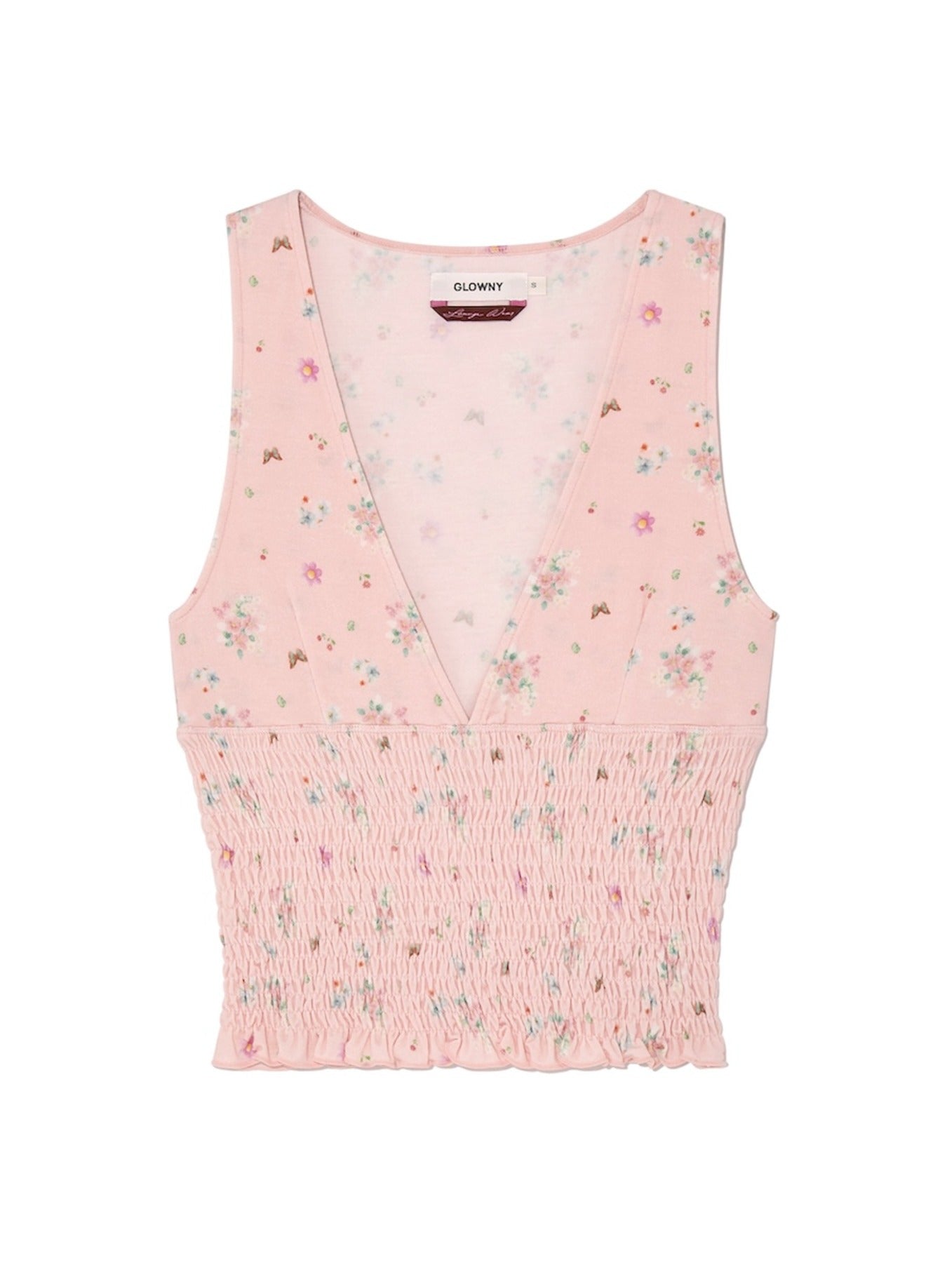 glowny-ss-25-deep-dive-sleeveless-(pink-bouquet)