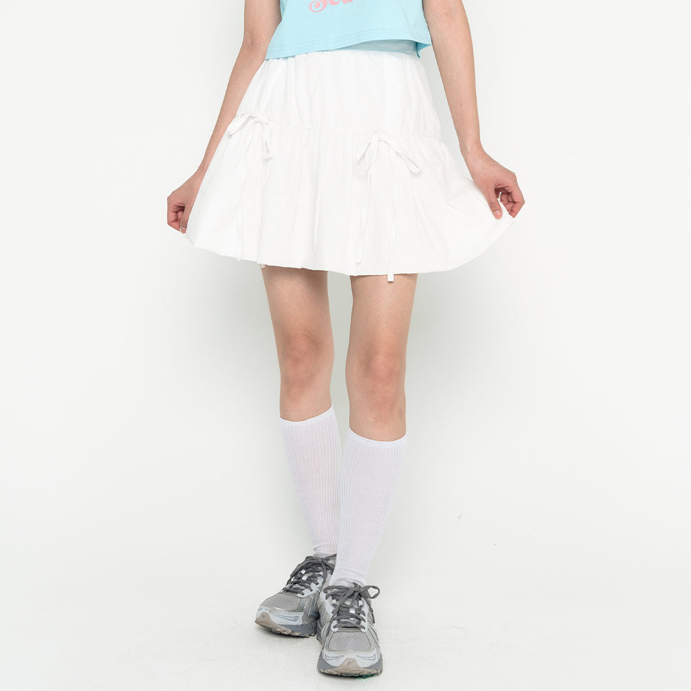 high-school-disco-ss-24-ribbon-highlighted-balloon-skirt-white