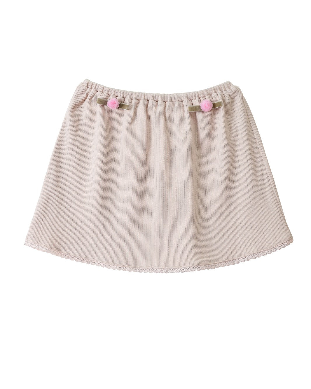 hetit-summer-24-pure-rose-cotton-skirt-apricot