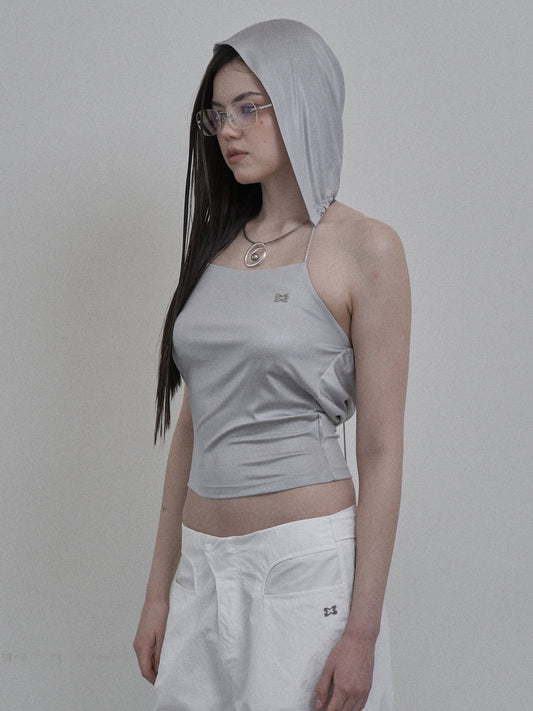 setup-exe-ss-24-halter-hood-sleeveless-silver