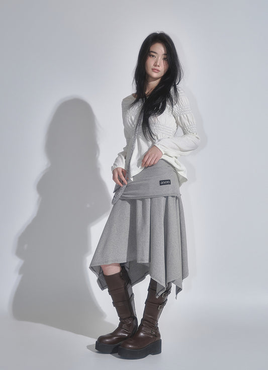 as-on-ss-25-lena-unbalance-skirt-/-gray