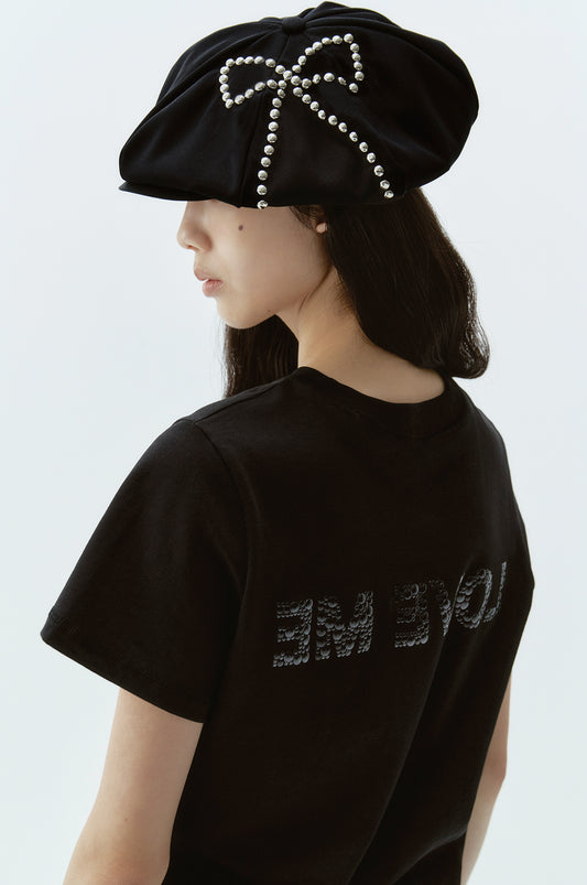 gimmetheyoung-ss-25-g_ribbon-oversized-hunting-cap-/-black