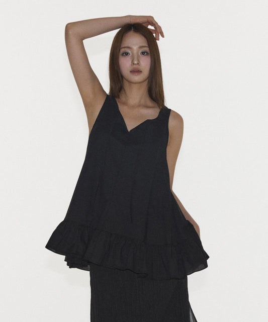 plasmasphere-ss-24-frill-dress-in-black