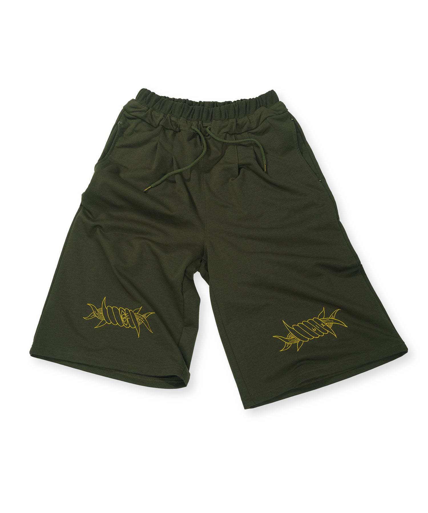 man-g-ss-25-barbed-wire-embroidered-bermuda-pants_khaki