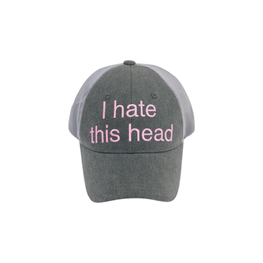 crappyroom-ss-24-i-hate-this-head-ball-cap-gray