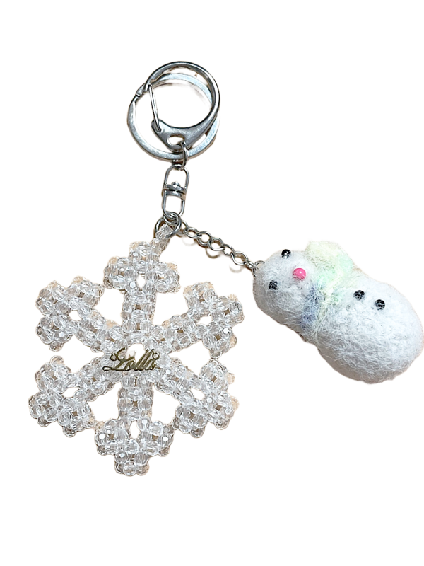 [LOLLA] Seasonless Crystal Frost Keyring