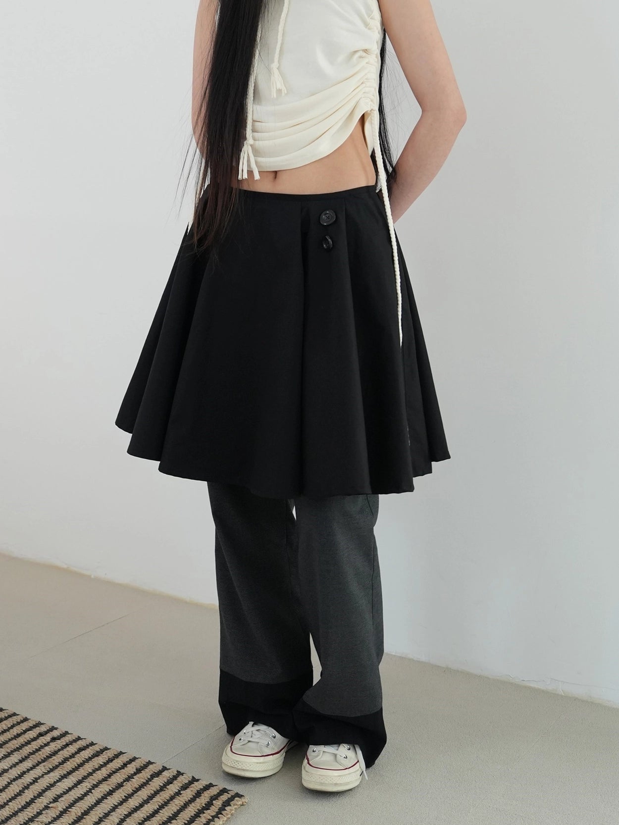 onska-ss-25-cotton-flare-skirt-(black)