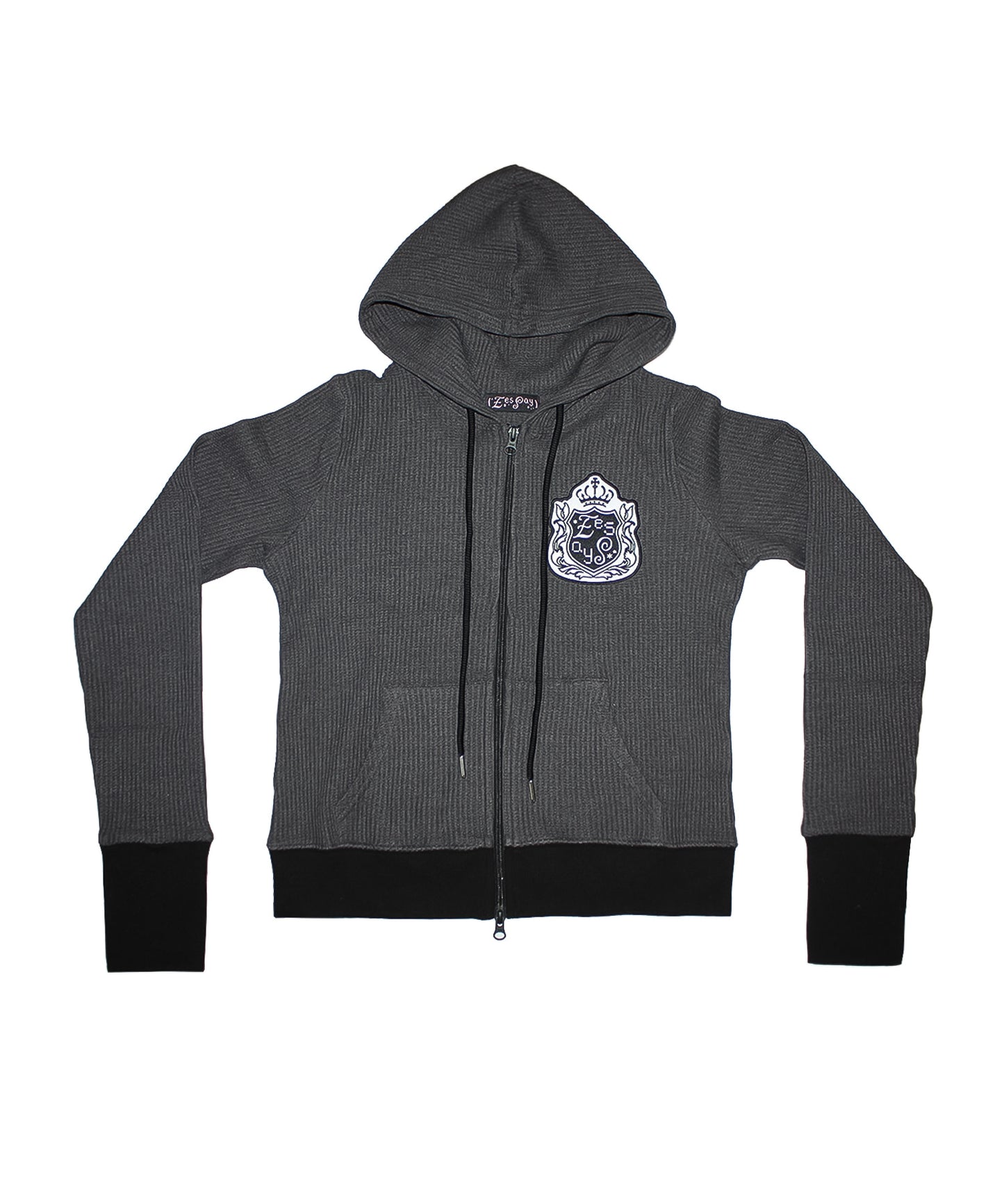 eessay-ss-25-e.e-waffle-hoodie-charcoal