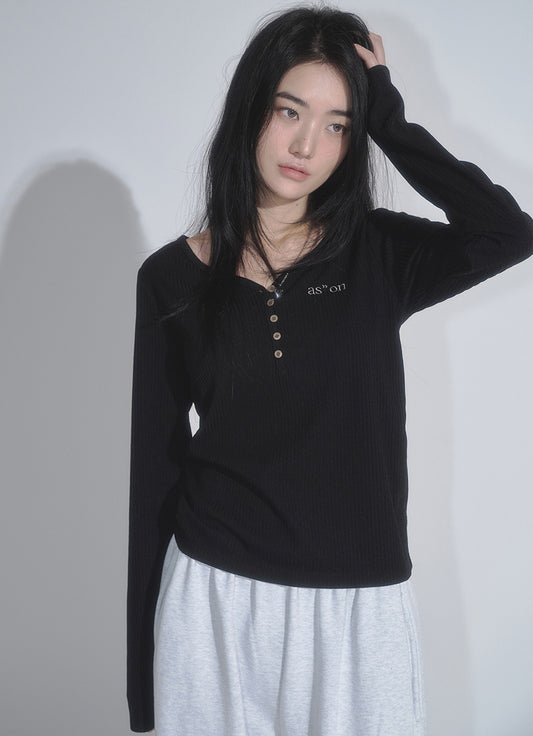 as-on-ss-25-wish-ribbed-button-tee-/-black