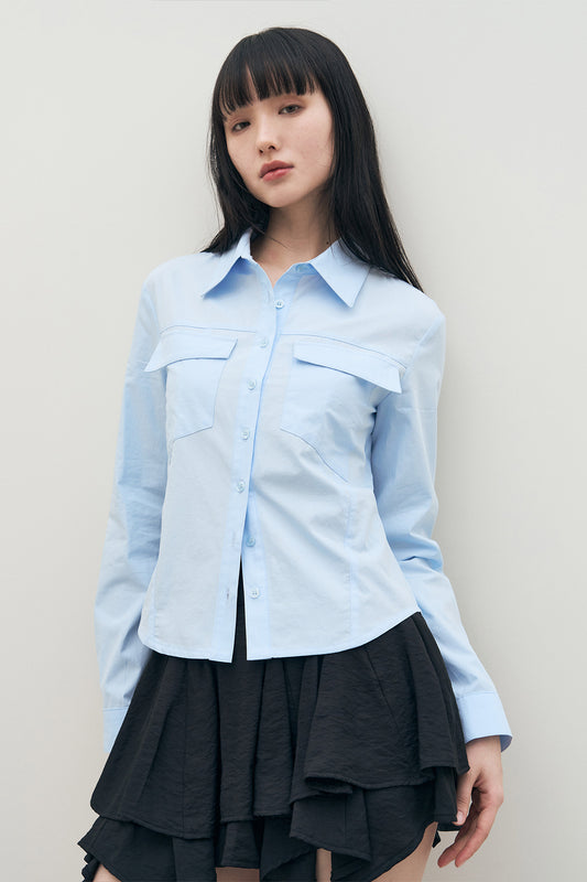 sis-a-ss-25-two-pocket-slim-shirt-/-sky-blue