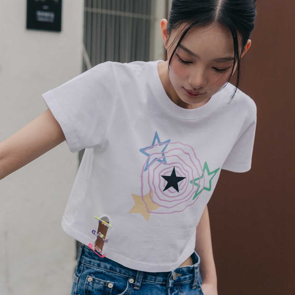 high-school-disco-ss-24-kitchen-beads-clothing-pin-crop-tshirt-white