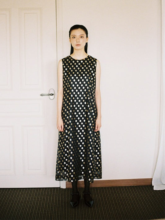 planforotherday-ss-25-dot-dress-black