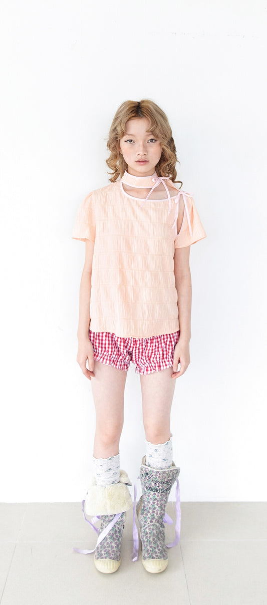 faerie-ss-24-fa-er-ie-cutout-check-blouse-coral