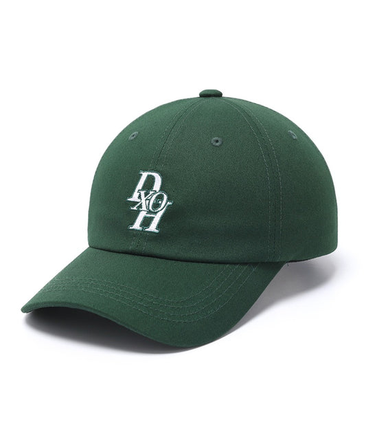 dxoh-summer-23-stack-logo-ballcap-dark-green