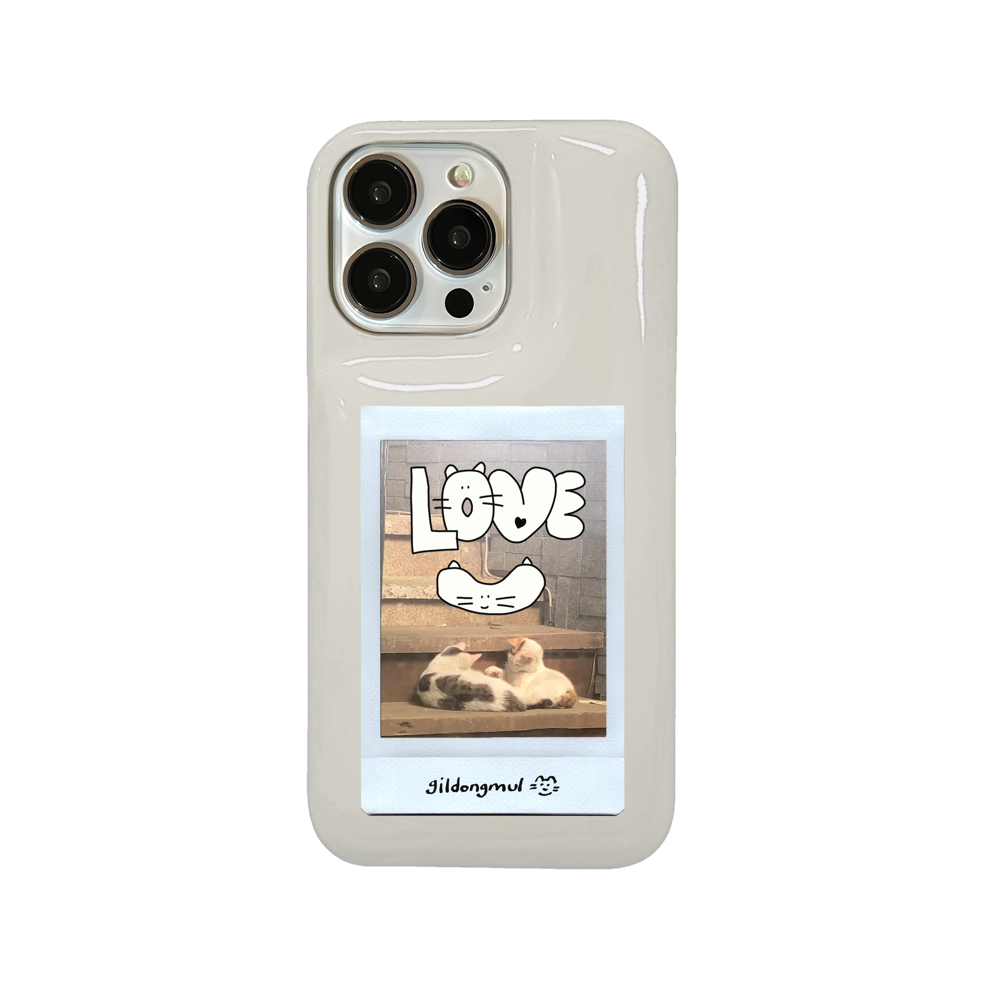 gildongmul-seasonless-love-u-cat-atclear-hard-card-pocket