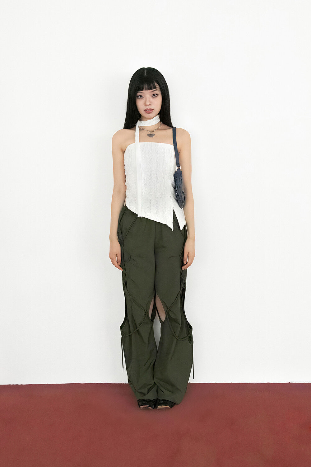 miae-summer-23-red-smoke-nylon-hole-slit-pants-black-khaki