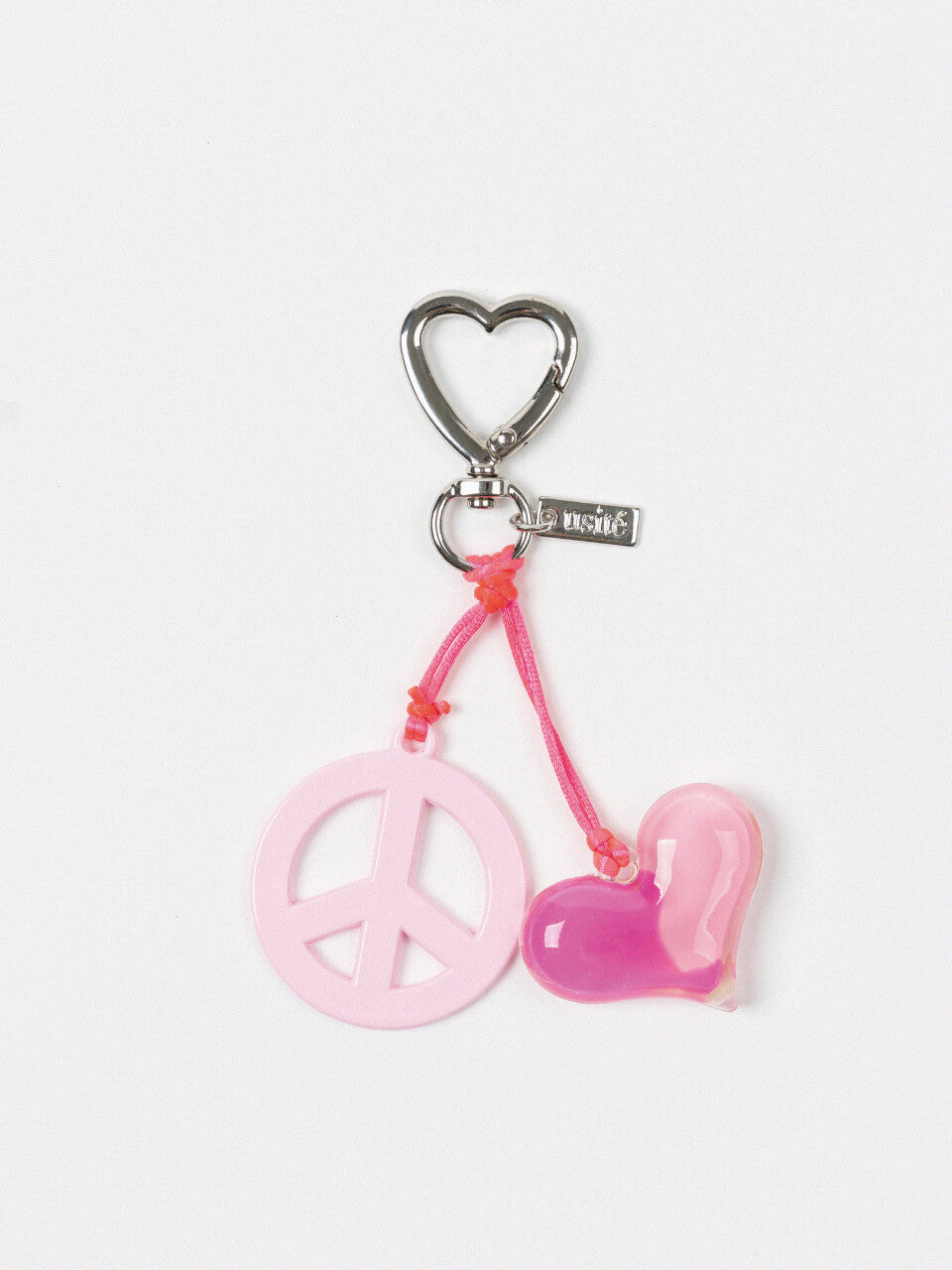 usite-seasonless-23-heart-peace-freedom-keyring-baby-pink